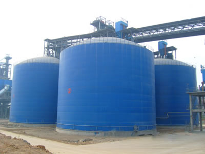 五龙口镇水泥钢板库改造